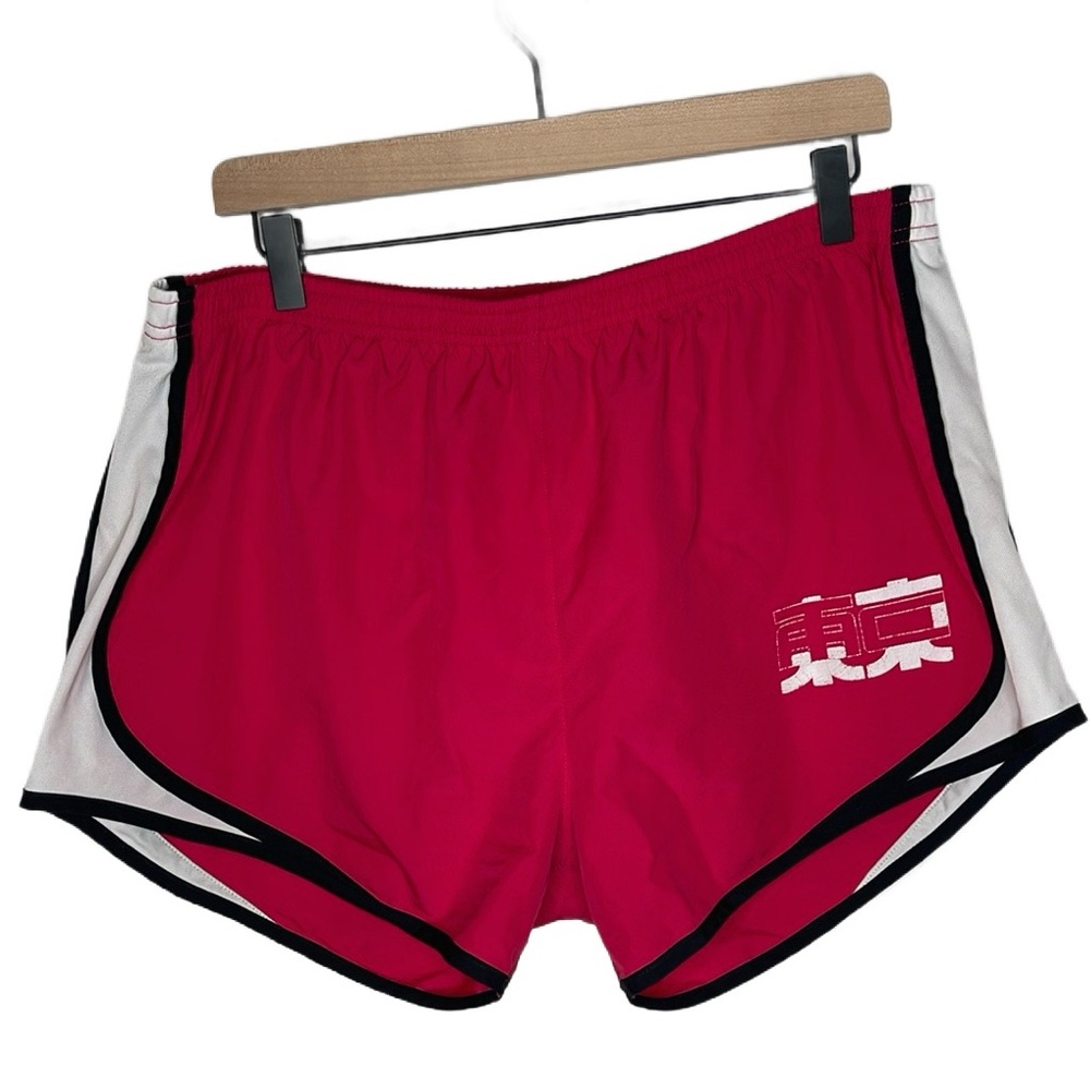 Tokyo American Club Sport-Tek Hot Pink/White Running Shorts, Size XL, Rare, HTF
